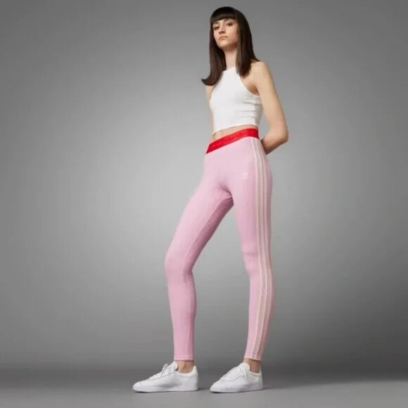 AIDIDAS ORIGINALS ADICOLOR 70S KNIT LEGGINGS IK7848 - Picture 5 of 5